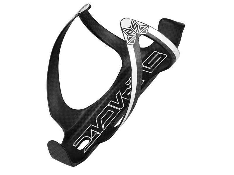 SUPACAZ Fly Cage Carbon Bottle Cage: White click to zoom image